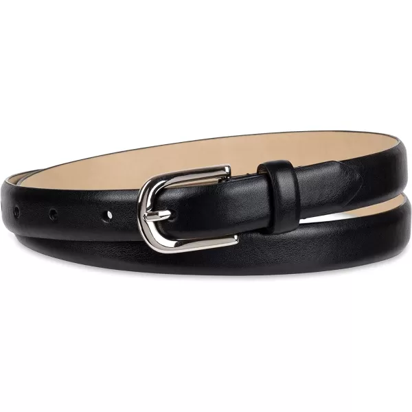 Amazon Essentials Womens Skinny Feather Edge BeltBlack