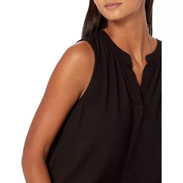 Amazon Essentials Womens Sleeveless Woven Shift DressBlack