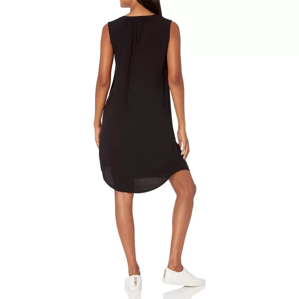 Amazon Essentials Womens Sleeveless Woven Shift DressBlack