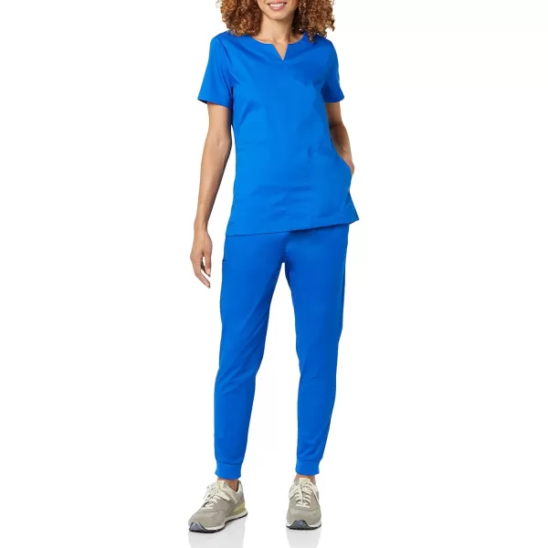 Amazon Essentials Womens Slim Fit Jogger Scrub Pant Available in Plus SizeBlue