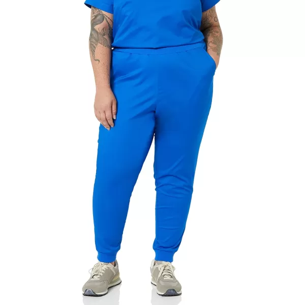 Amazon Essentials Womens Slim Fit Jogger Scrub Pant Available in Plus SizeBlue