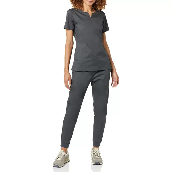 Amazon Essentials Womens Slim Fit Jogger Scrub Pant Available in Plus SizeCharcoal