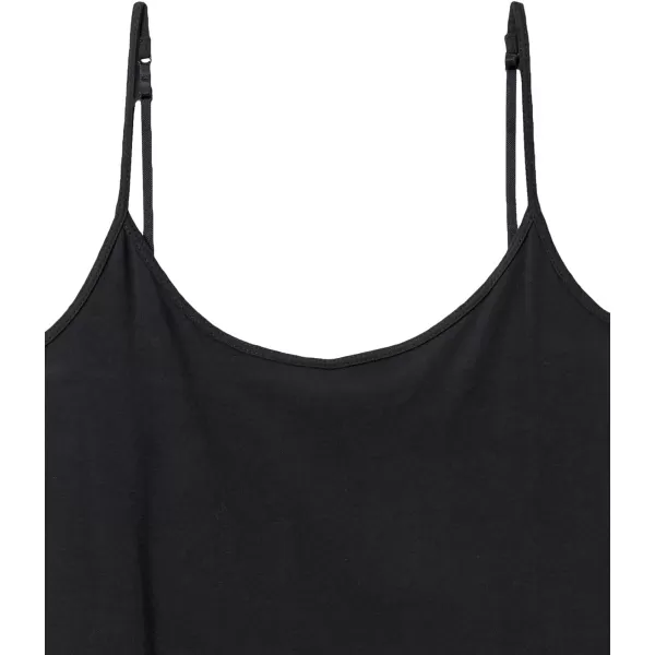 Amazon Essentials Womens SlimFit Camisole Pack of 4BeigeWhiteBlack