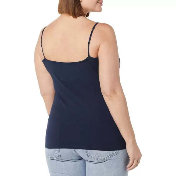 Amazon Essentials Womens SlimFit Camisole Pack of 4NavyGreyWhite