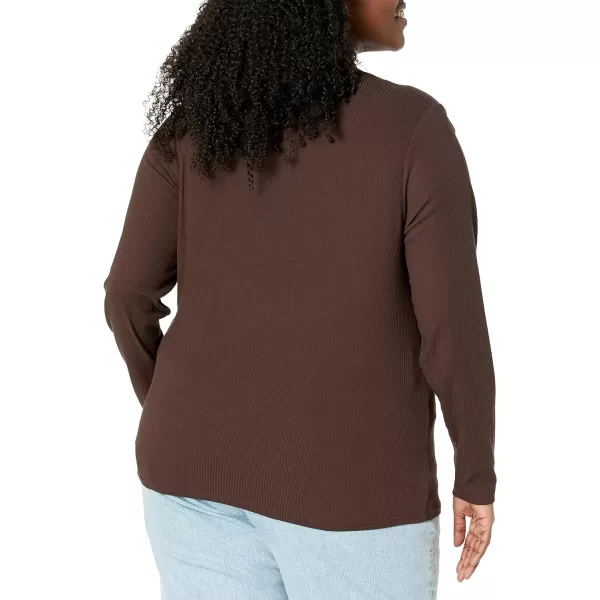 Amazon Essentials Womens SlimFit Scoop Neck Rib Sweater Available in Plus Size Pack of 2Eggshell WhiteEspresso