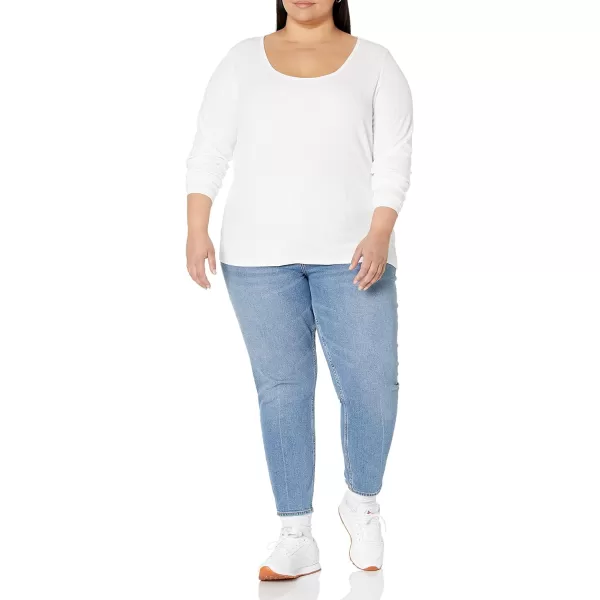 Amazon Essentials Womens SlimFit Scoop Neck Rib Sweater Available in Plus Size Pack of 2LilacWhite