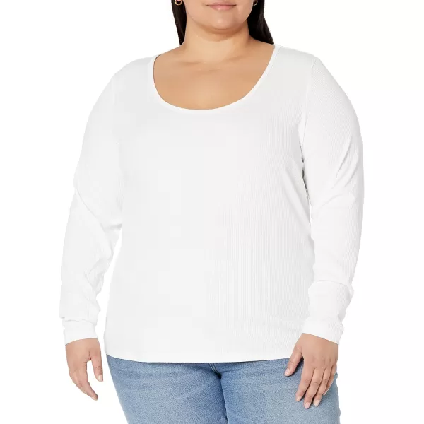 Amazon Essentials Womens SlimFit Scoop Neck Rib Sweater Available in Plus Size Pack of 2LilacWhite