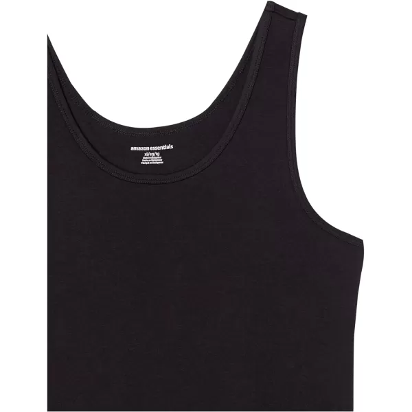 Amazon Essentials Womens SlimFit Tank Pack of 2Black