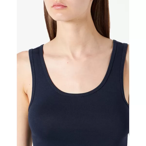 Amazon Essentials Womens SlimFit Tank Pack of 2NavyBlue