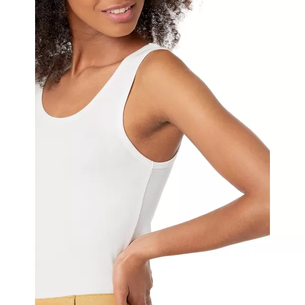 Amazon Essentials Womens SlimFit Tank Pack of 2White