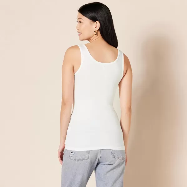 Amazon Essentials Womens SlimFit Tank Pack of 4White