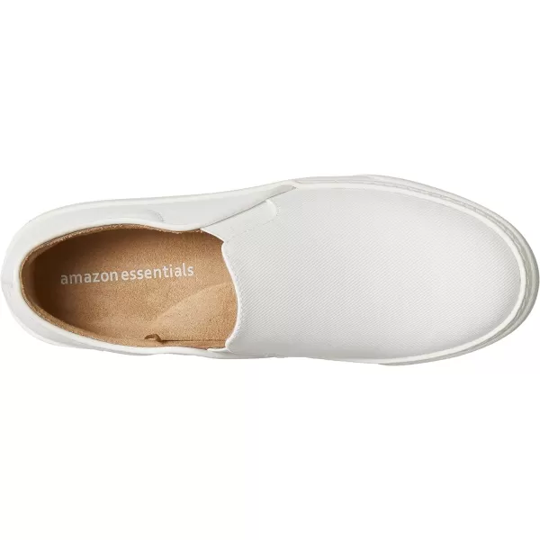 Amazon Essentials Womens Slip on SneakerWhite