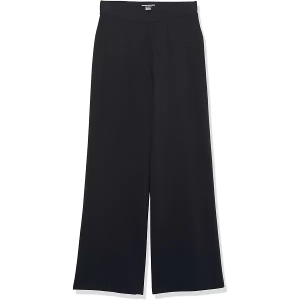 Amazon Essentials Womens SlipOn Pants with A Wide LegBlack