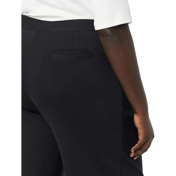 Amazon Essentials Womens SlipOn Pants with A Wide LegBlack