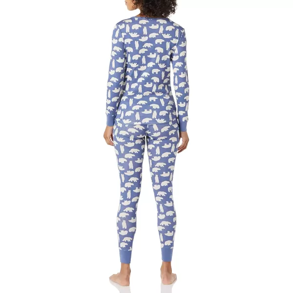 Amazon Essentials Womens SnugFit Cotton Pajama Set Available in Plus SizePolar Bear