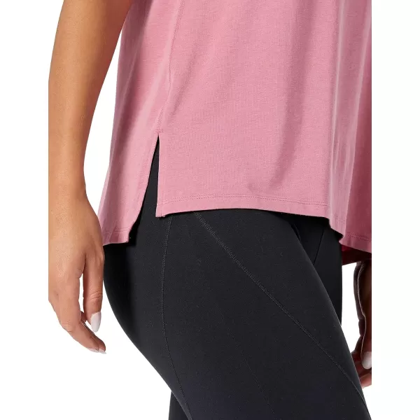 Amazon Essentials Womens Soft Cotton StandardFit Yoga Tank Available in Plus Size Previously Core 10Blush