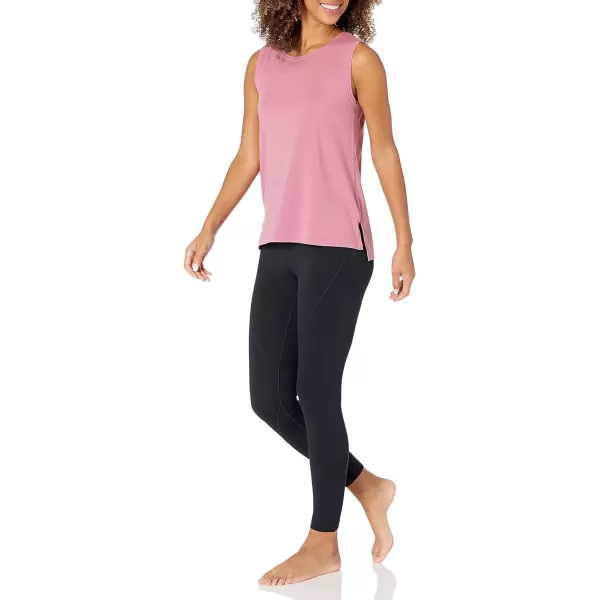 Amazon Essentials Womens Soft Cotton StandardFit Yoga Tank Available in Plus Size Previously Core 10Blush