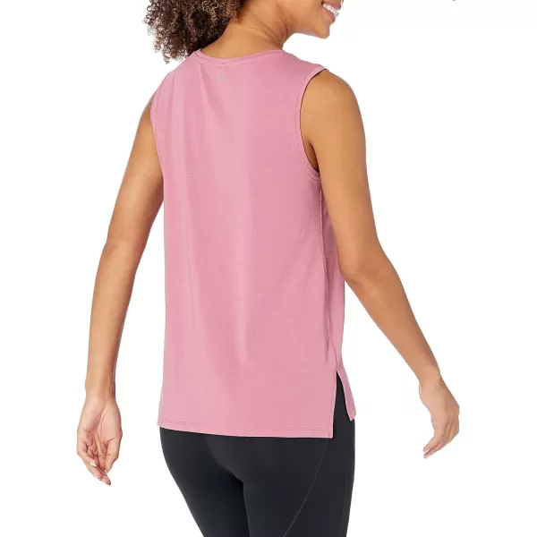 Amazon Essentials Womens Soft Cotton StandardFit Yoga Tank Available in Plus Size Previously Core 10Blush