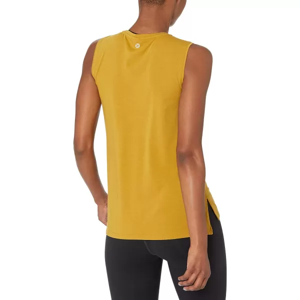 Amazon Essentials Womens Soft Cotton StandardFit Yoga Tank Available in Plus Size Previously Core 10Bright Olive Green