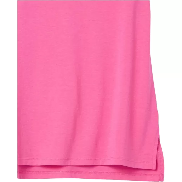 Amazon Essentials Womens Soft Cotton StandardFit Yoga Tank Available in Plus Size Previously Core 10Bright Pink