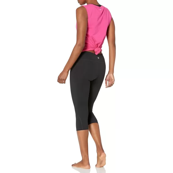 Amazon Essentials Womens Soft Cotton StandardFit Yoga Tank Available in Plus Size Previously Core 10Bright Pink