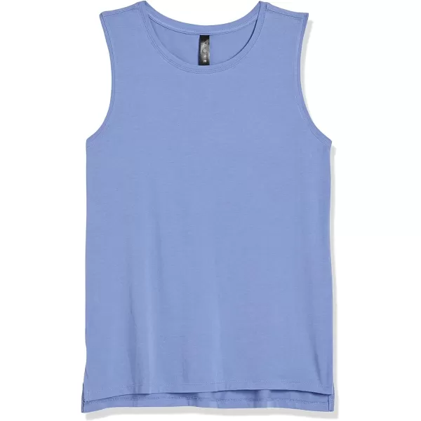 Amazon Essentials Womens Soft Cotton StandardFit Yoga Tank Available in Plus Size Previously Core 10Light Blue Bleach