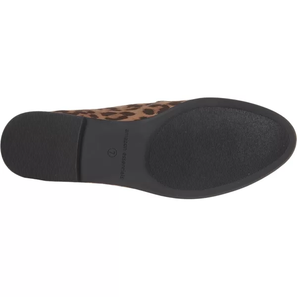 Amazon Essentials Womens Soft Moc Toe LoaferLeopard