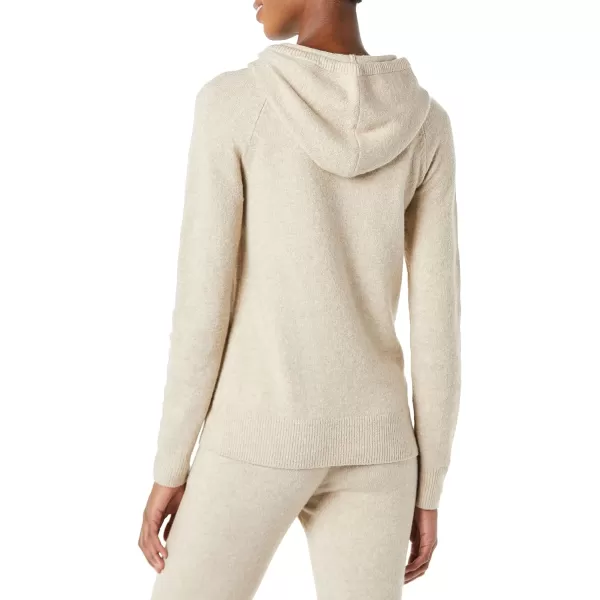 Amazon Essentials Womens Soft Touch Hooded Pullover SweaterBeige