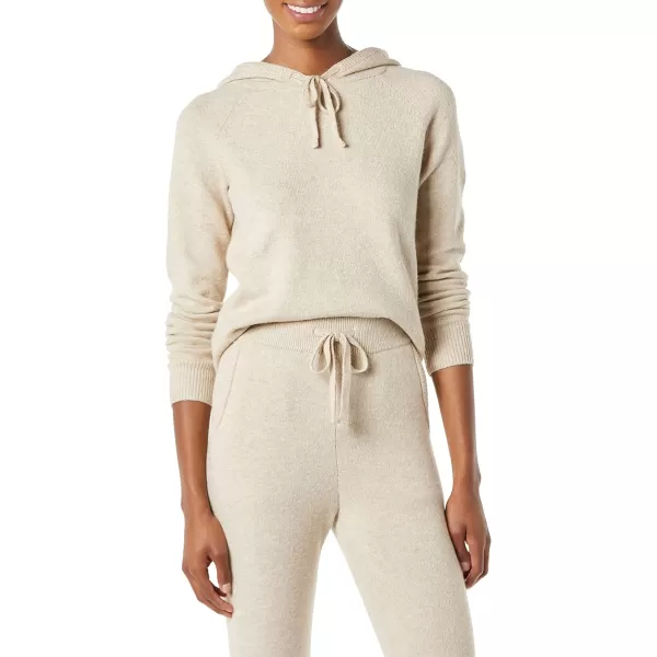 Amazon Essentials Womens Soft Touch Hooded Pullover SweaterBeige