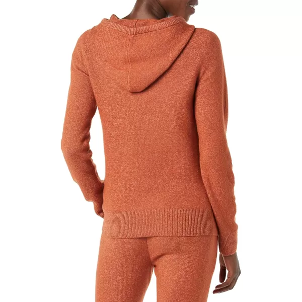 Amazon Essentials Womens Soft Touch Hooded Pullover SweaterCaramel