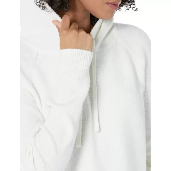 Amazon Essentials Womens Soft Touch Hooded Pullover SweaterEggshell White