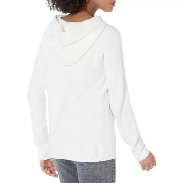 Amazon Essentials Womens Soft Touch Hooded Pullover SweaterEggshell White