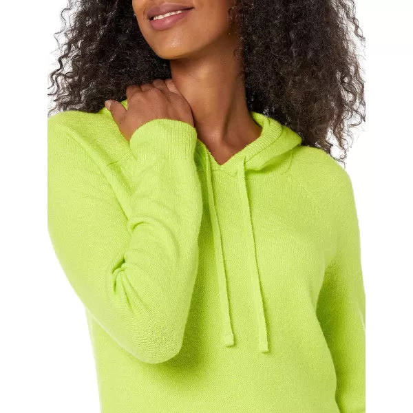 Amazon Essentials Womens Soft Touch Hooded Pullover SweaterLime Green