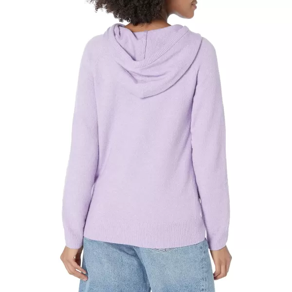 Amazon Essentials Womens Soft Touch Hooded Pullover SweaterPastel Lilac