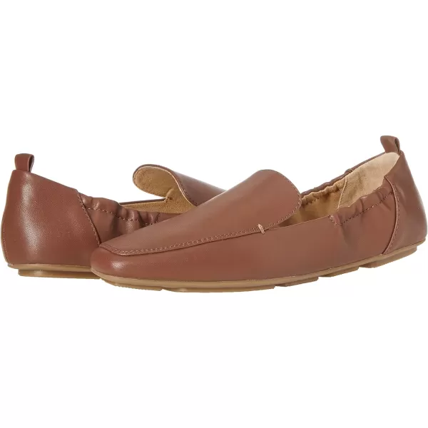 Amazon Essentials Womens Square Toe Soft LoaferChesnut Brown Faux Leather