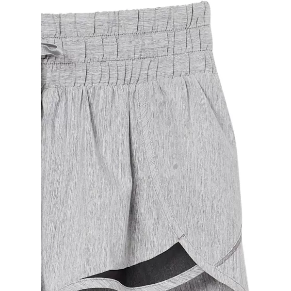 Amazon Essentials Womens StandardFit Ruched Waistband Woven Running Short Previously Core 10Medium Grey Heather