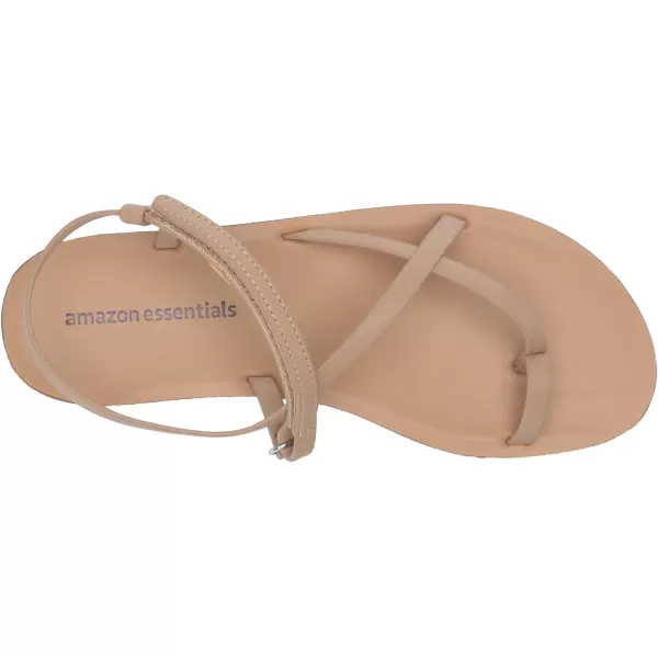 Amazon Essentials Womens Strappy Footbed SandalNatural