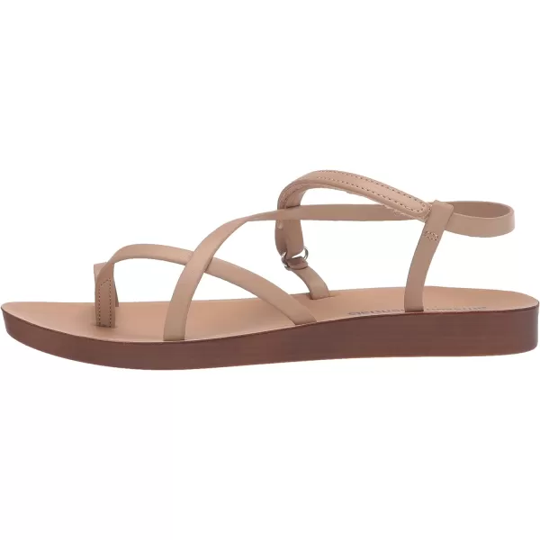 Amazon Essentials Womens Strappy Footbed SandalNatural