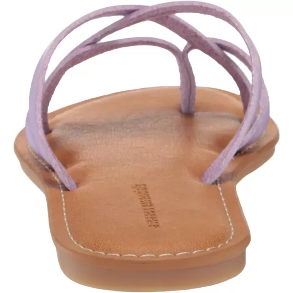 Amazon Essentials Womens Strappy Slide Flat SandalLavender