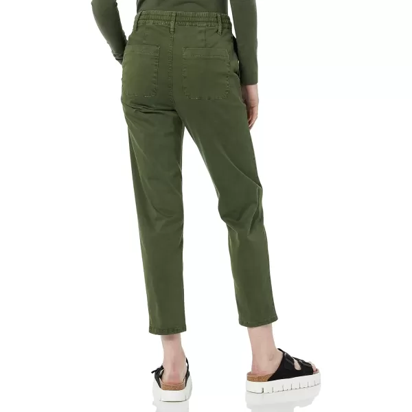 Amazon Essentials Womens Stretch Chino Ankle Length Pant Previously GoodthreadsDark Olive