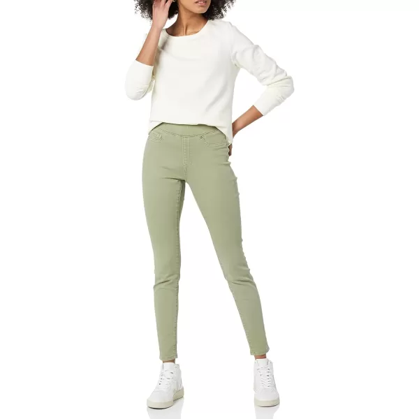 Amazon Essentials Womens Stretch PullOn Jegging Available in Plus SizeLight Sage Green