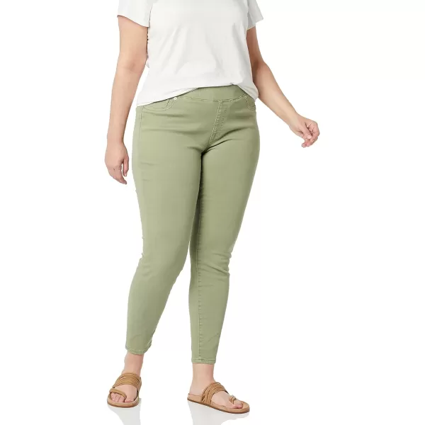 Amazon Essentials Womens Stretch PullOn Jegging Available in Plus SizeLight Sage Green