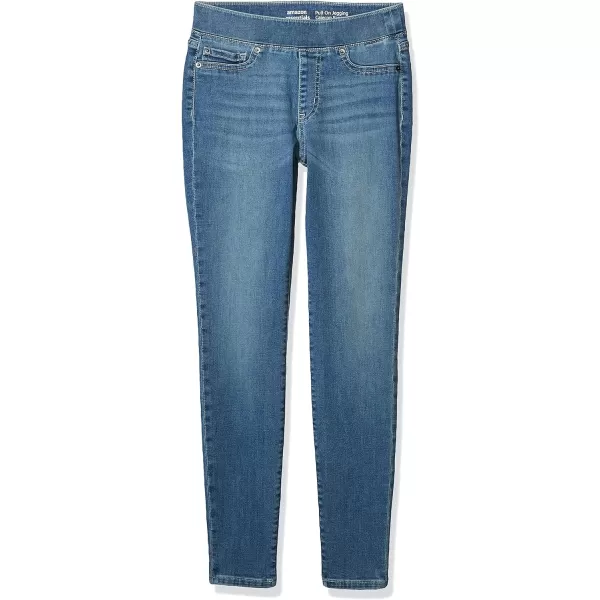 Amazon Essentials Womens Stretch PullOn Jegging Available in Plus SizeLight Wash