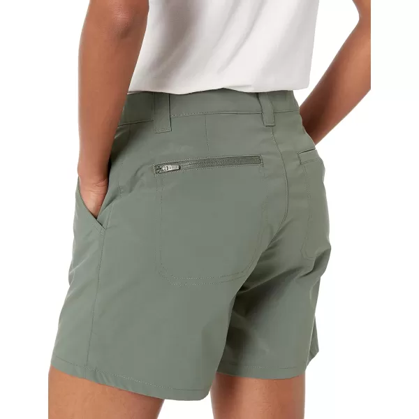 Amazon Essentials Womens Stretch Woven 5 Inch Outdoor Hiking Shorts with PocketsDusty Olive