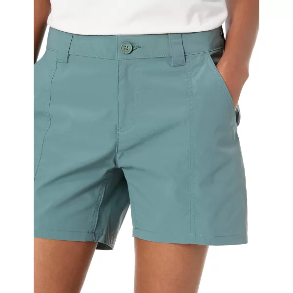 Amazon Essentials Womens Stretch Woven 5 Inch Outdoor Hiking Shorts with PocketsSage Green