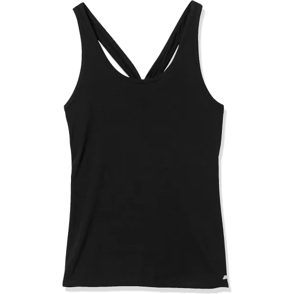 Amazon Essentials Womens Studio Lightweight Keyhole TankBlack