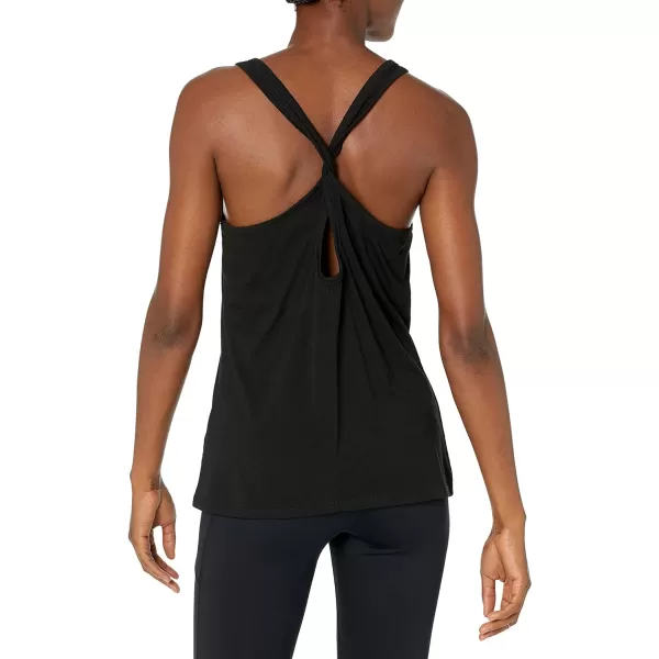 Amazon Essentials Womens Studio Lightweight Keyhole TankBlack