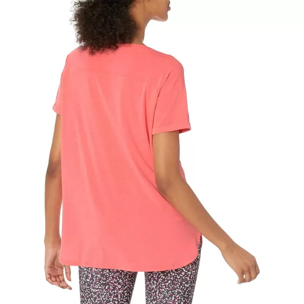 Amazon Essentials Womens Studio RelaxedFit Lightweight Crewneck TShirt Available in Plus Size1 Bright Pink