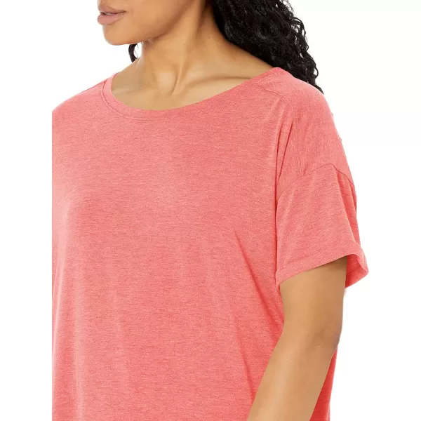 Amazon Essentials Womens Studio RelaxedFit Lightweight Crewneck TShirt Available in Plus Size1 Bright Pink