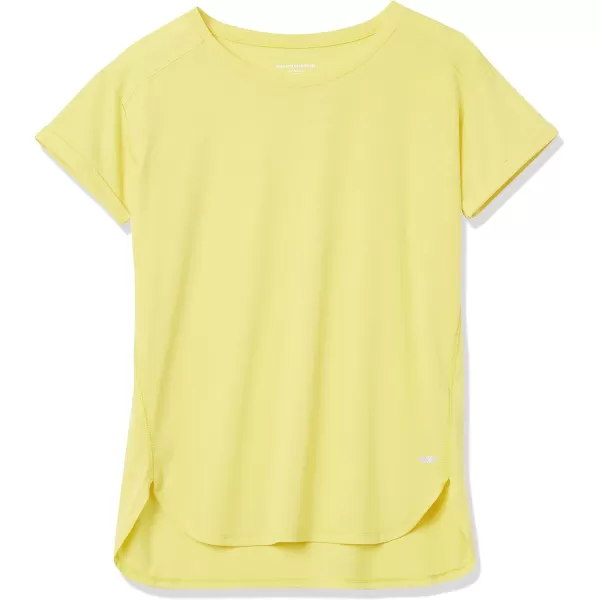 Amazon Essentials Womens Studio RelaxedFit Lightweight Crewneck TShirt Available in Plus Size1 Bright Yellow